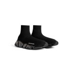 Women’s Speed 2.0 Full Clear Sole Recycled Knit Sneaker  in Black - Image 2